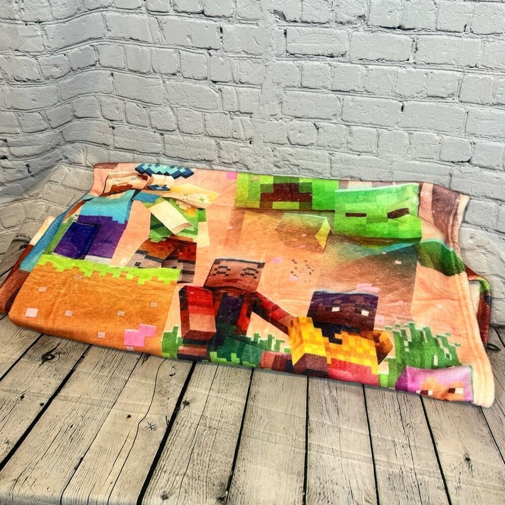 Minecraft Plush Blanket
